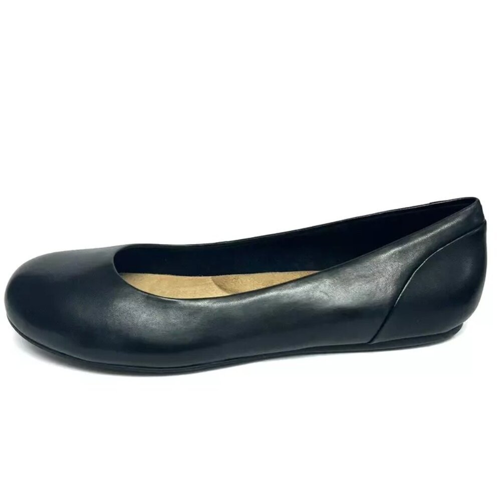 Softwalk Womens Sonoma Ballet Flat Black 9.5 N